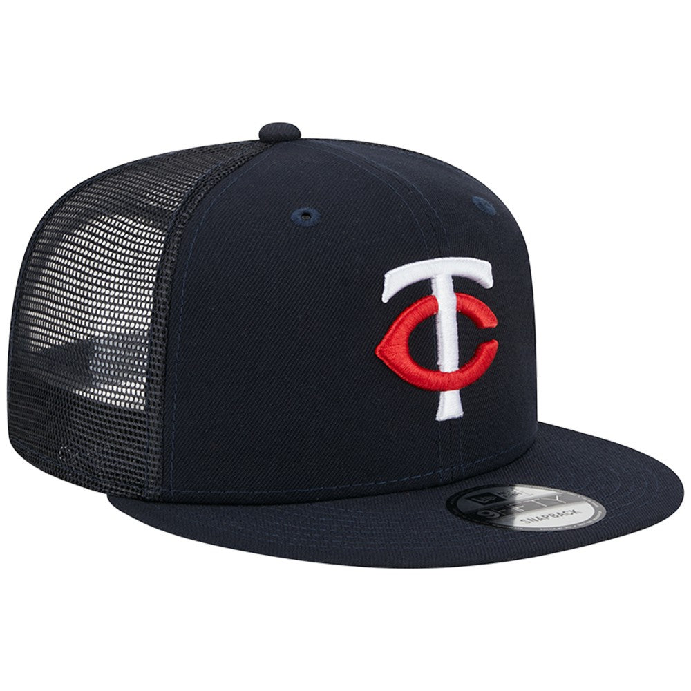 MLB Minnesota Twins New Era Team Color Trucker 9FIFTY Snapback Hat