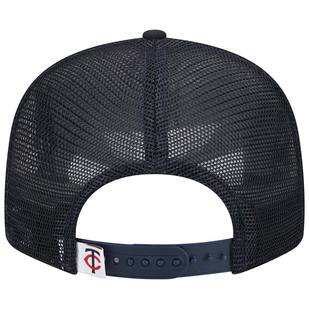 MLB Minnesota Twins New Era Team Color Trucker 9FIFTY Snapback Hat