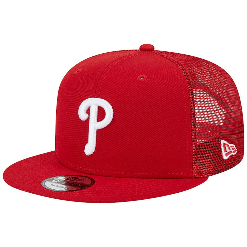 MLB Philadelphia Phillies New Era Team Color Trucker 9FIFTY Snapback Hat
