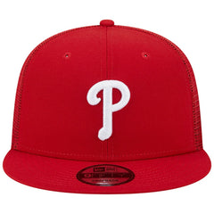 MLB Philadelphia Phillies New Era Team Color Trucker 9FIFTY Snapback Hat