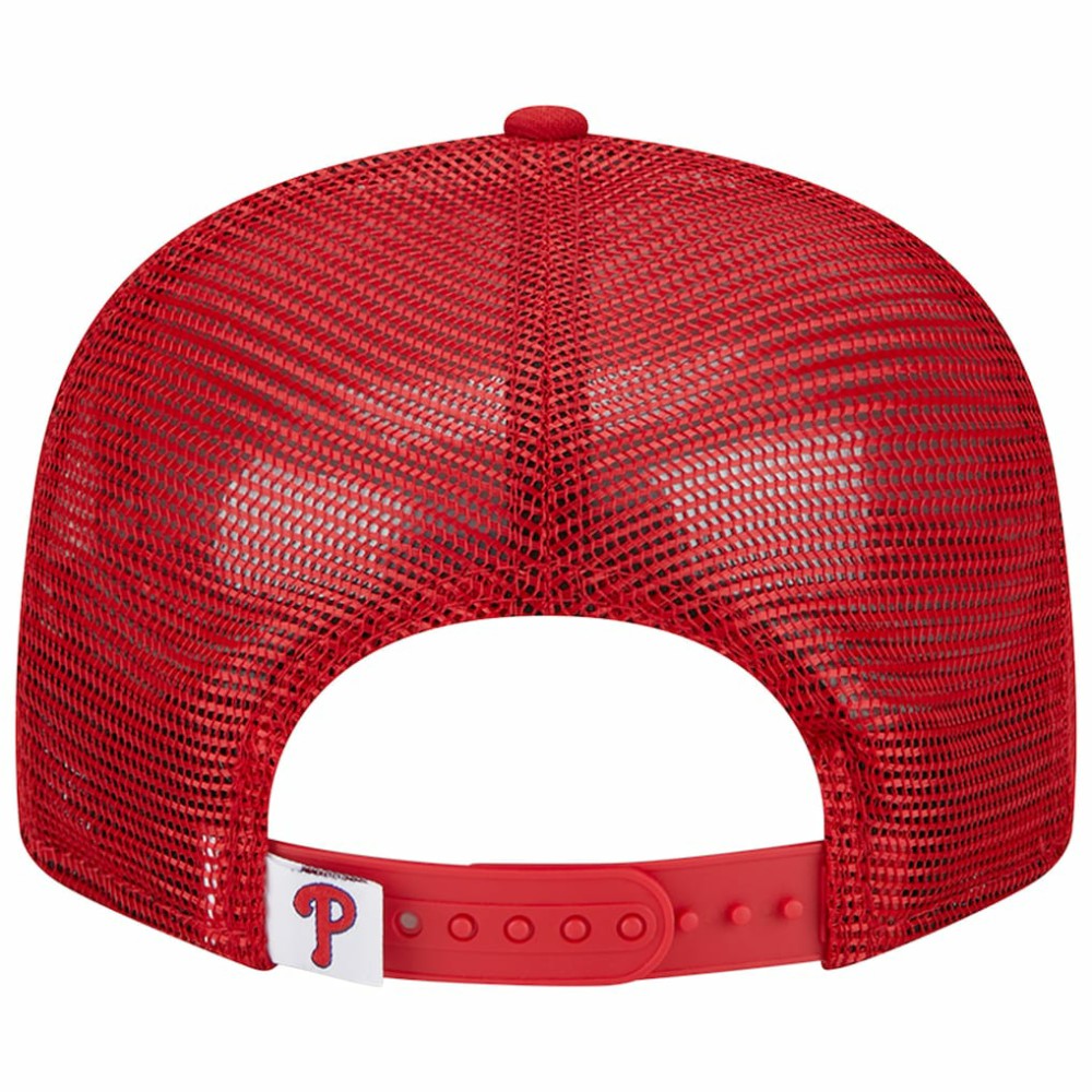 MLB Philadelphia Phillies New Era Team Color Trucker 9FIFTY Snapback Hat