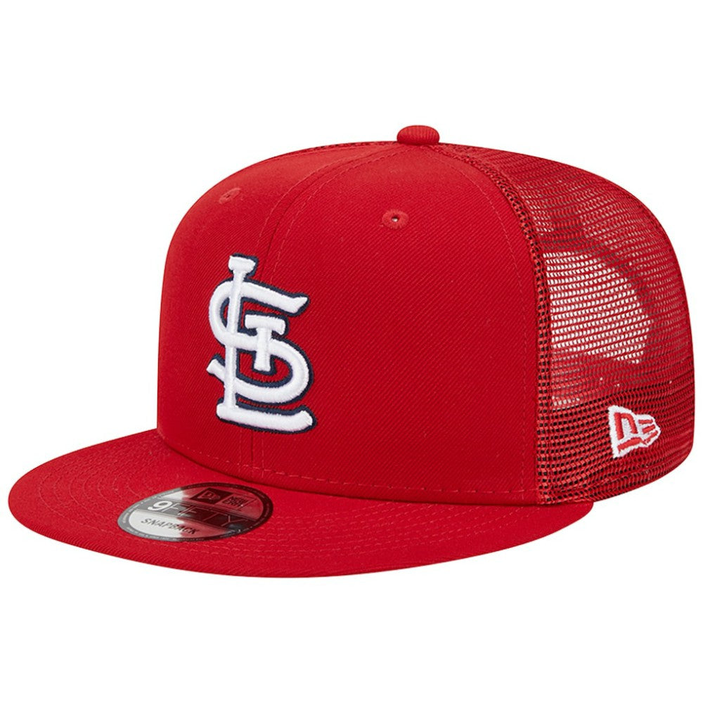 MLB St. Louis Cardinals New Era Team Color Trucker 9FIFTY Snapback Hat