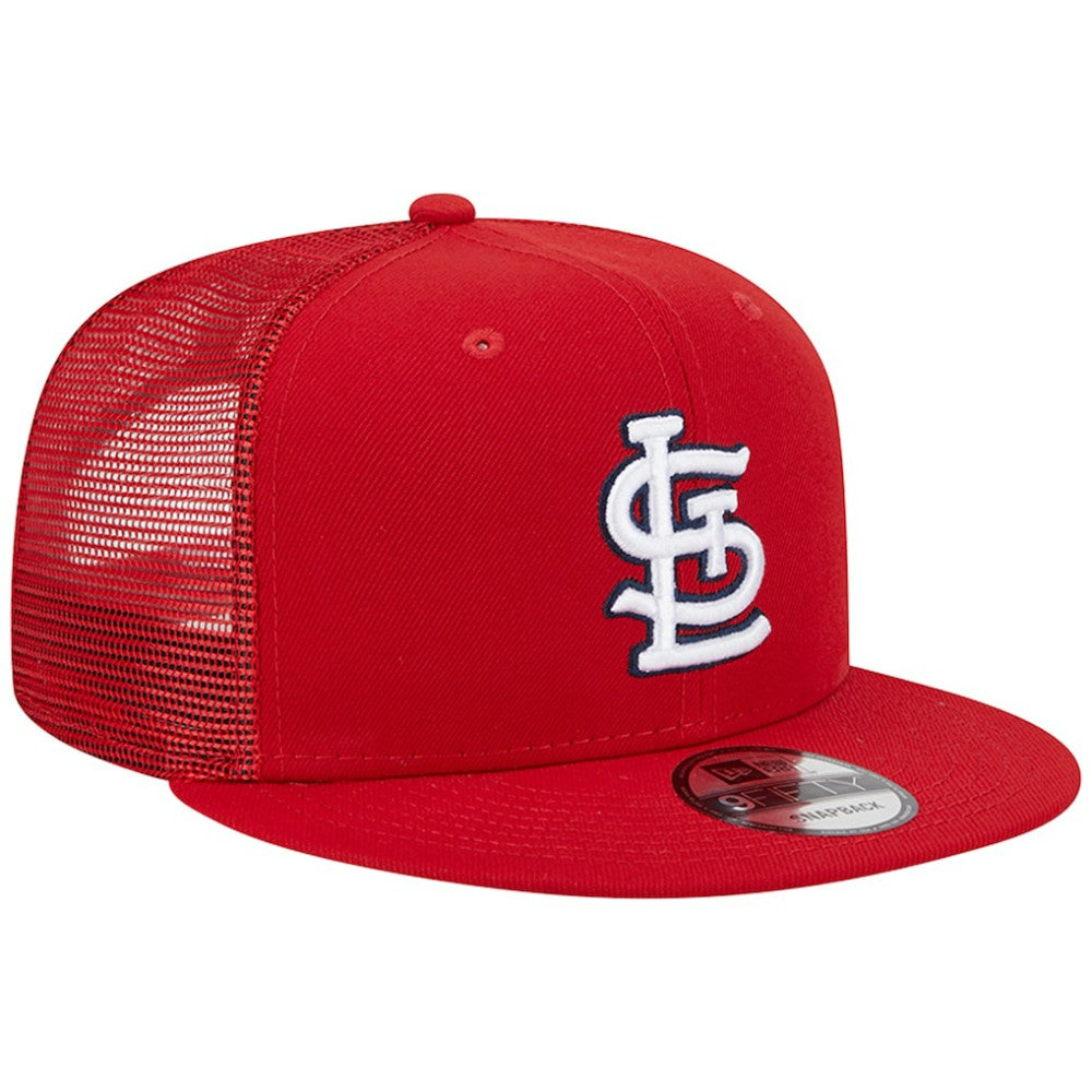 MLB St. Louis Cardinals New Era Team Color Trucker 9FIFTY Snapback Hat