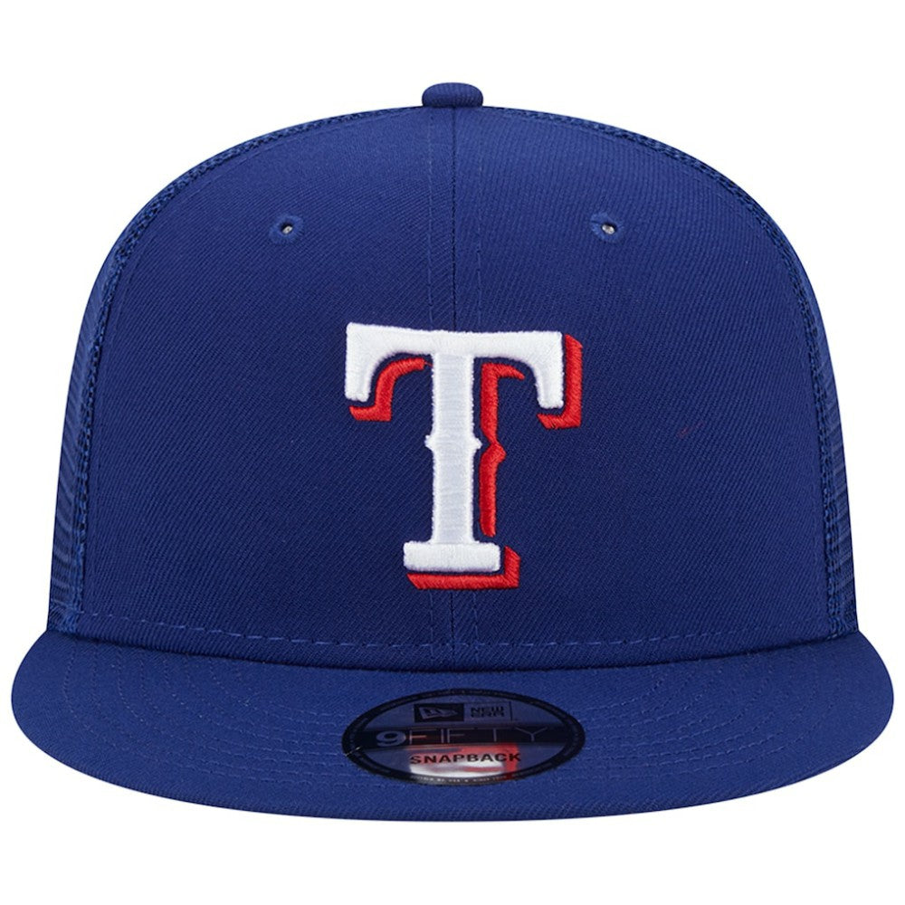 MLB Texas Rangers New Era Team Color Trucker 9FIFTY Snapback Hat