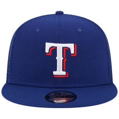 MLB Texas Rangers New Era Team Color Trucker 9FIFTY Snapback Hat