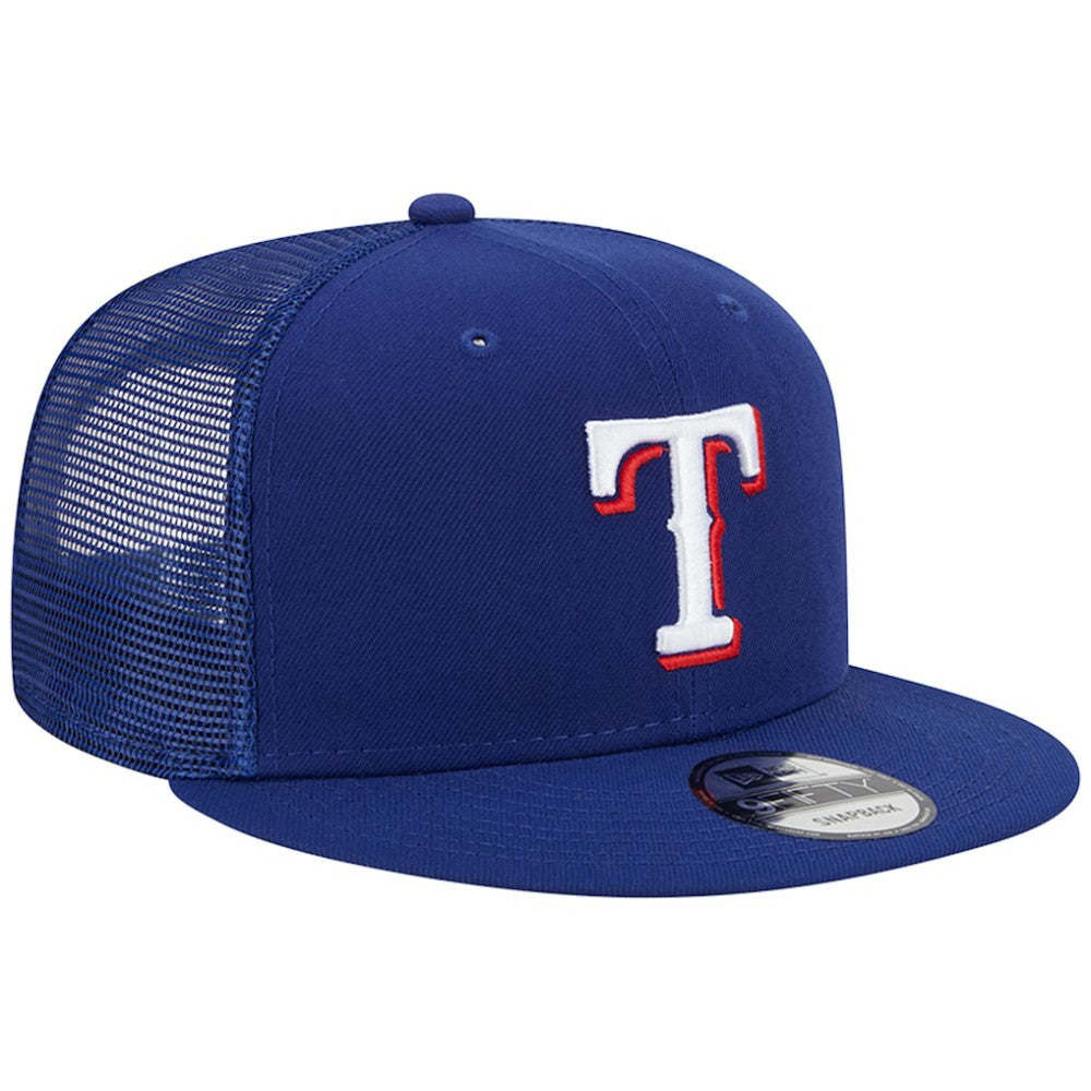 MLB Texas Rangers New Era Team Color Trucker 9FIFTY Snapback Hat