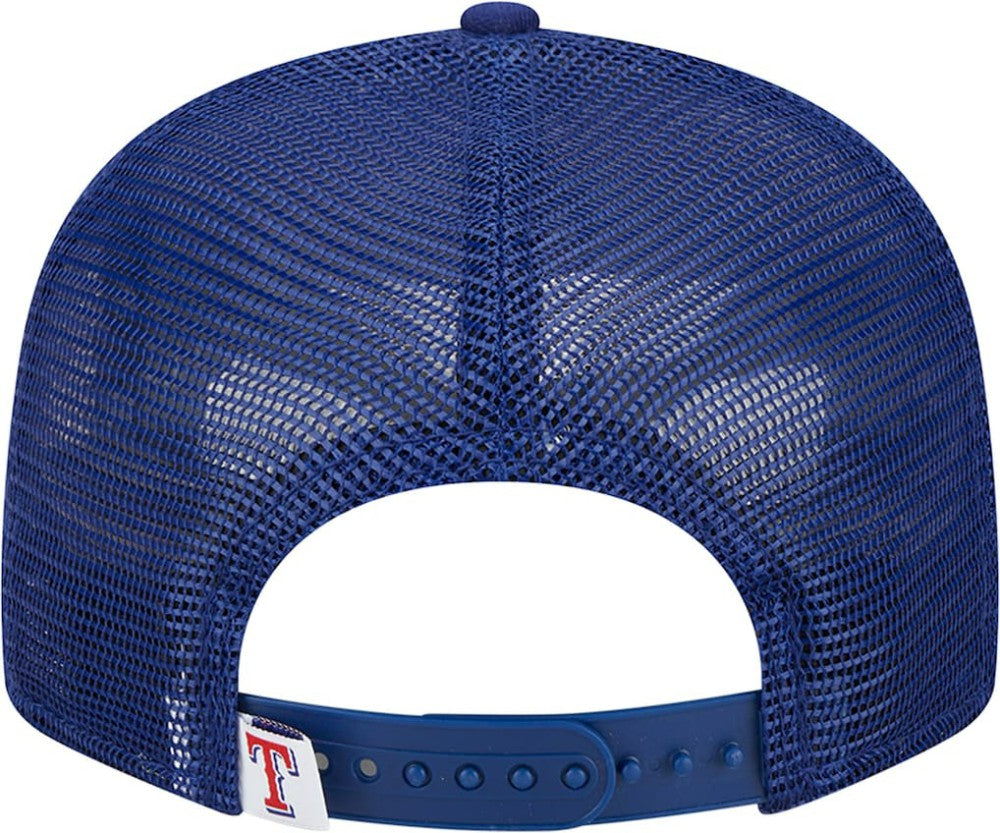 MLB Texas Rangers New Era Team Color Trucker 9FIFTY Snapback Hat