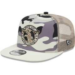 MLB Chicago White Sox New Era Chrome Camo A-Frame 9FIFTY Trucker Snapback Hat