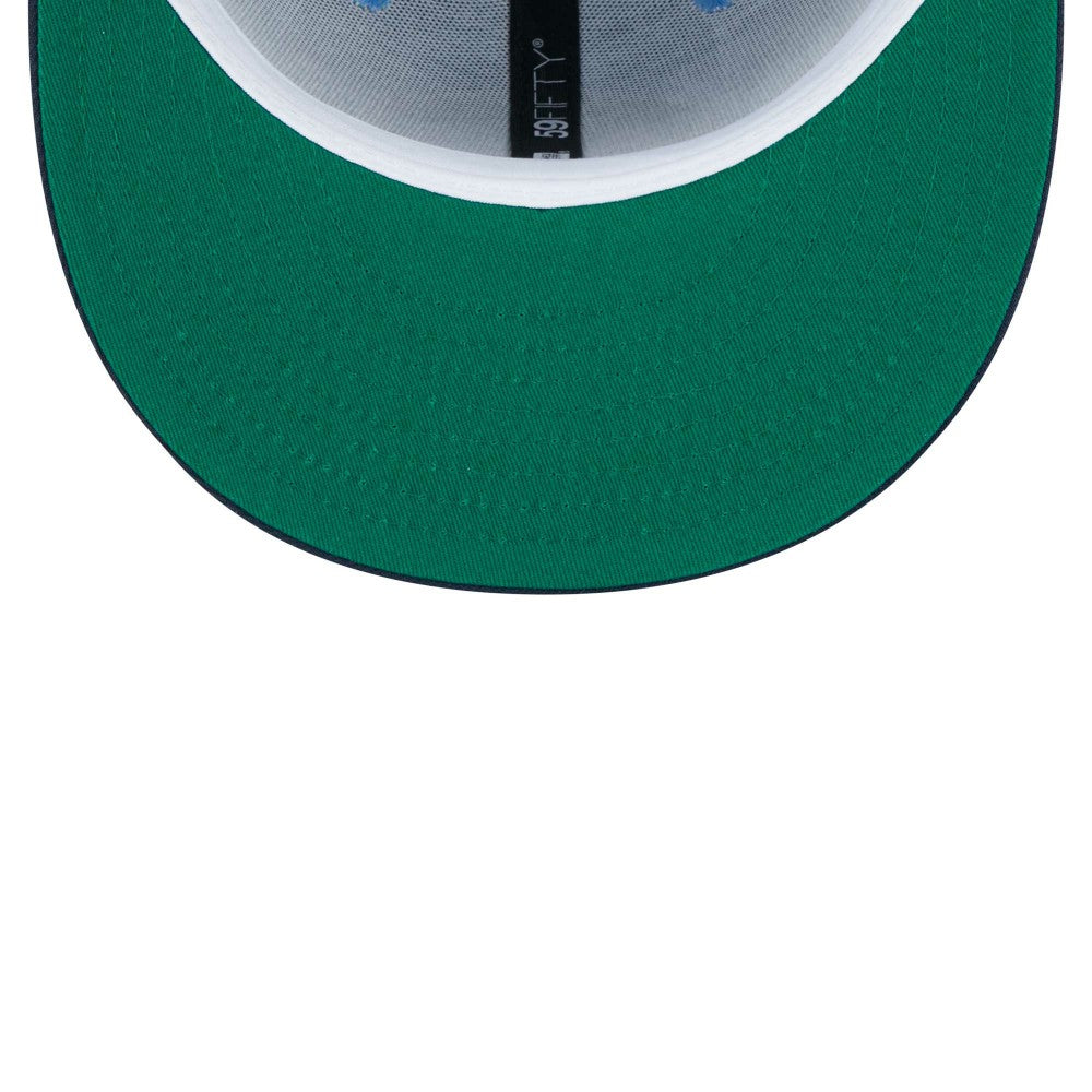 MLB Los Angeles Dodgers New Era Green Undervisor 59FIFTY Fitted Hat
