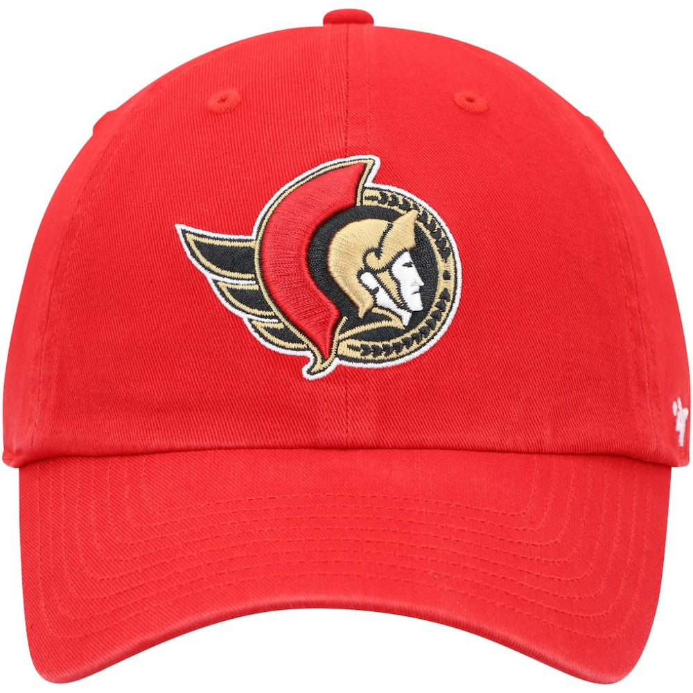 NHL Red Ottawa Senators '47 Team Clean Up Adjustable Hat