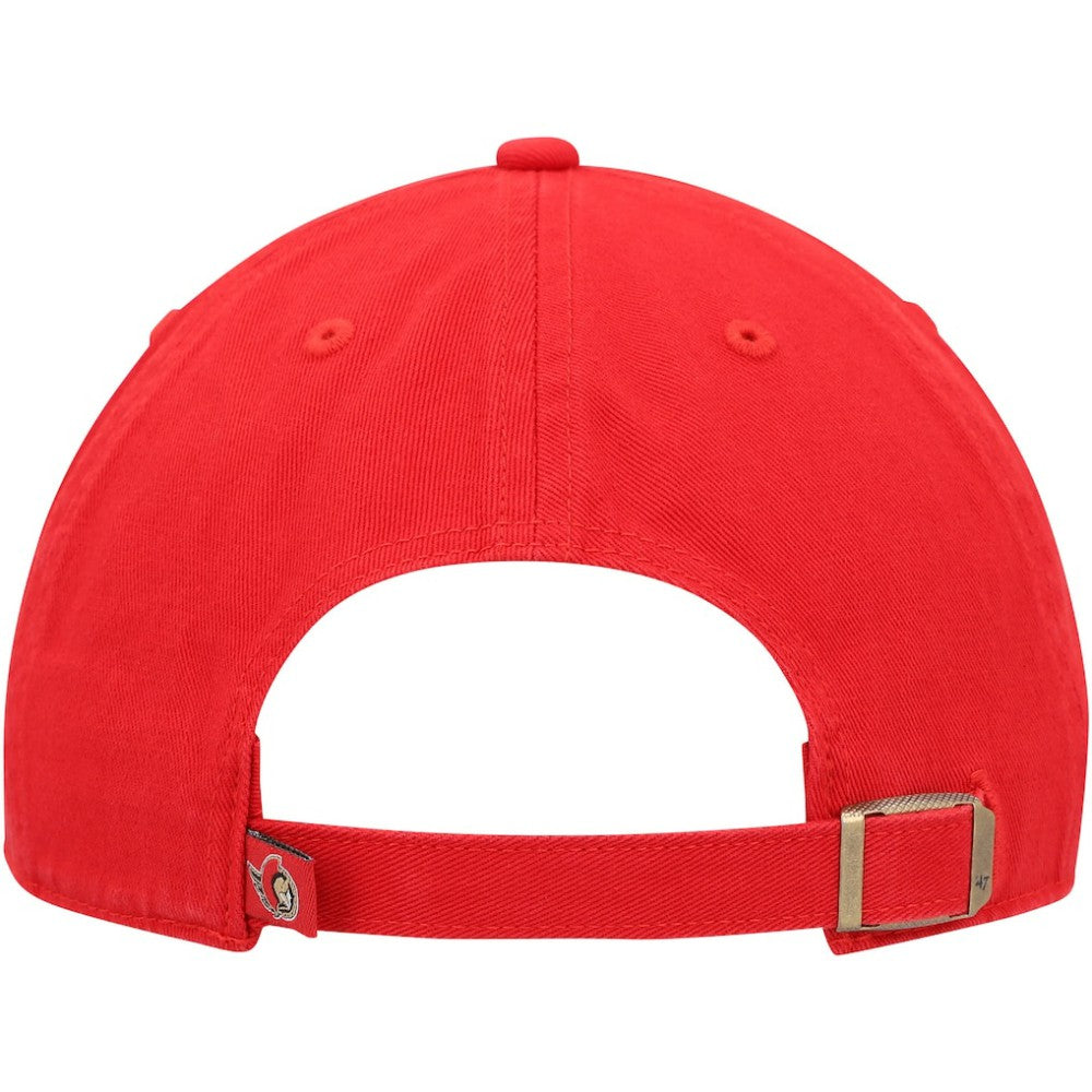 NHL Red Ottawa Senators '47 Team Clean Up Adjustable Hat