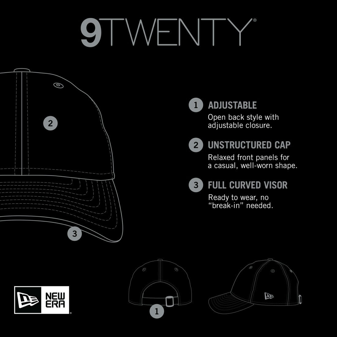 2023 Sideline 9TWENTY Adjustable Hat - New York Jets