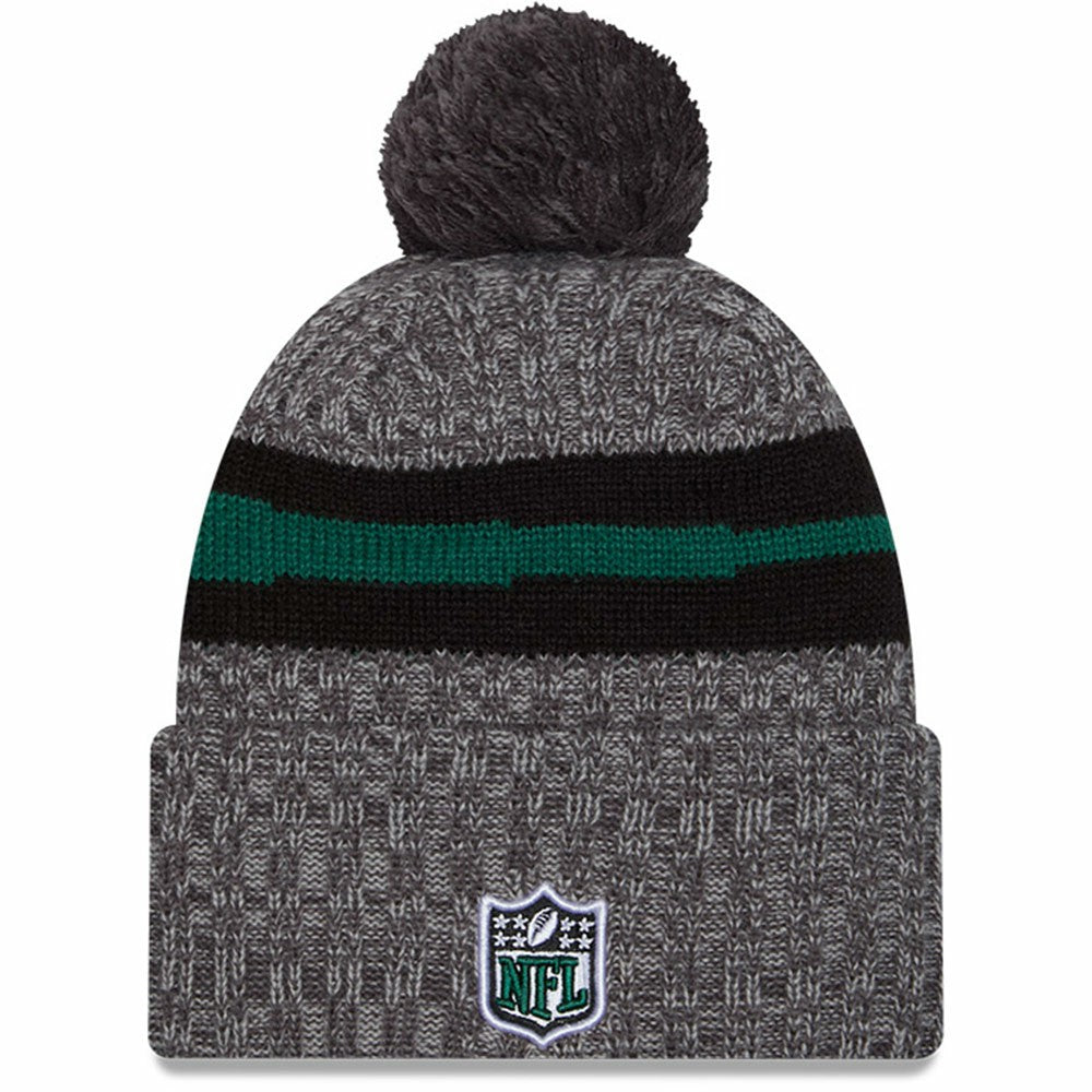 2023 Sideline Sport Cuffed Pom Knit Hat - New York Jets