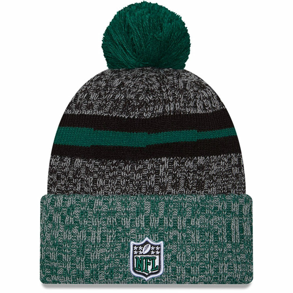 2023 Sideline Sport Cuffed Pom Knit Hat - New York Jets