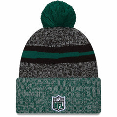 2023 Sideline Sport Cuffed Pom Knit Hat - New York Jets