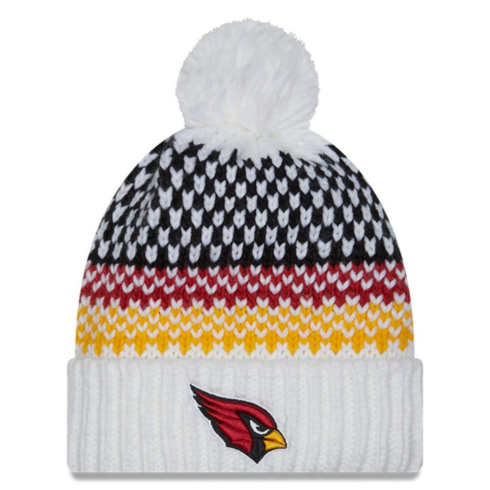 Women's 2023 Sideline Cuffed Knit Hat with Pom - Arizona Cardinals
