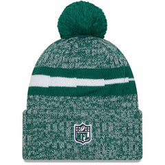 2023 Sideline Cuffed Knit Hat With Pom - New York Jets