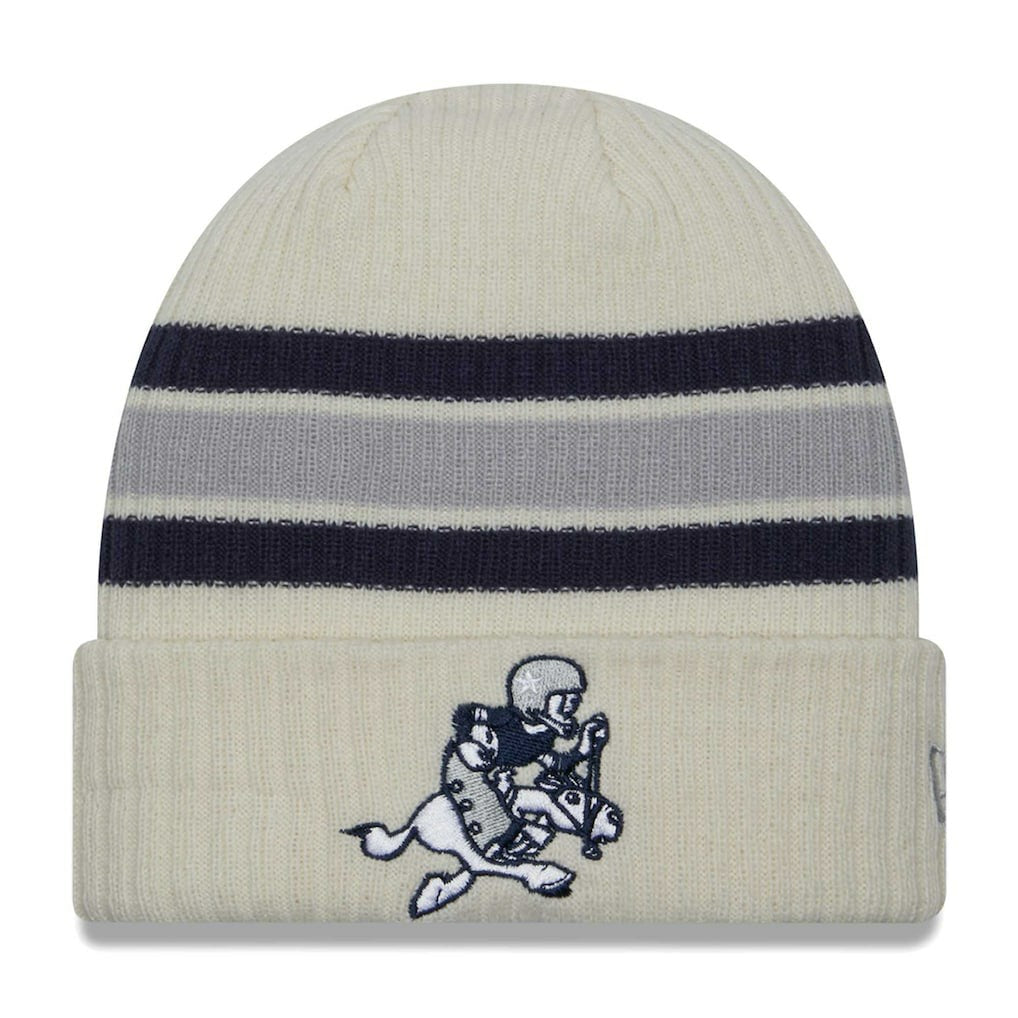 Vintage Cuffed Knit Hat - Dallas Cowboys