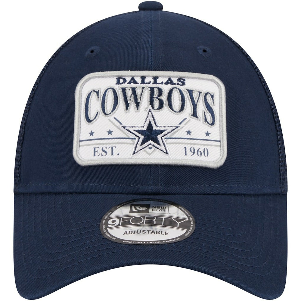 Plate 9FORTY Trucker Adjustable Hat - Dallas Cowboys