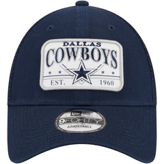 Plate 9FORTY Trucker Adjustable Hat - Dallas Cowboys