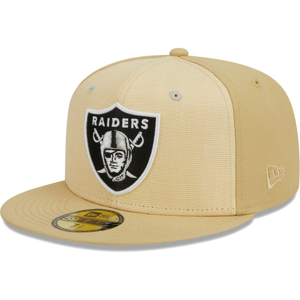 Raffia Front 59FIFTY Fitted Hat - Las Vegas Raiders