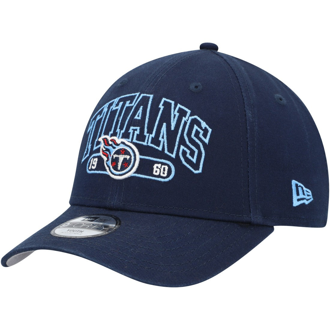 Youth Outline 9FORTY Adjustable Hat - Tennessee Titans