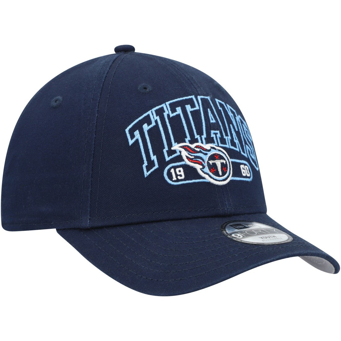 Youth Outline 9FORTY Adjustable Hat - Tennessee Titans