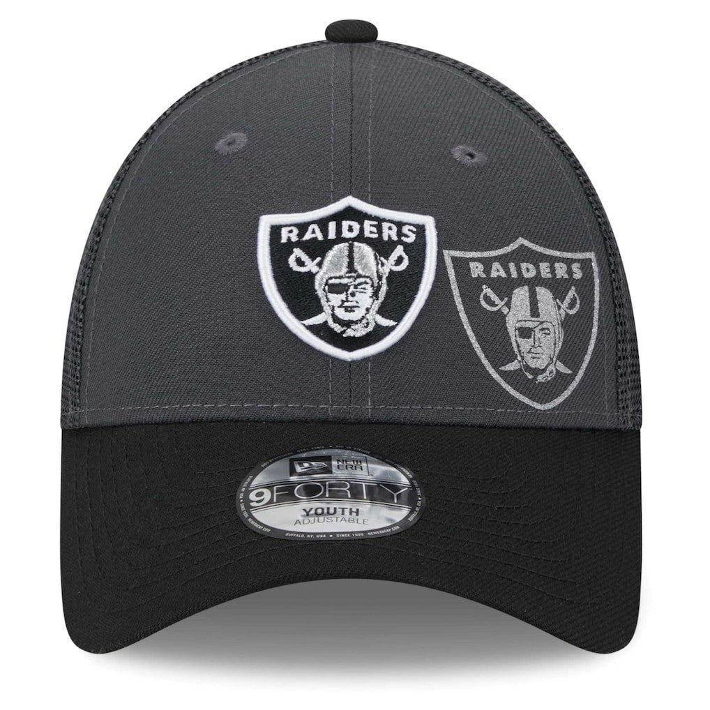 Preschool Reflect 9FORTY Adjustable Hat - Las Vegas Raiders