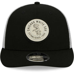 MLB Chicago White Sox New Era Circle Trucker Low Profile 9FIFTY Snapback Hat
