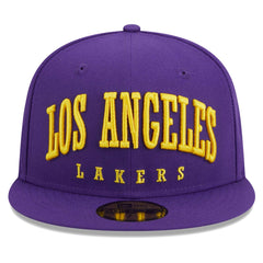 NBA Los Angeles Lakers Big Arch Text 59FIFTY Fitted Hat