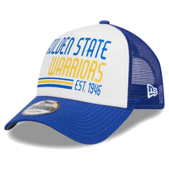 NBA Golden State Warriors Lift Pass Foam Front Trucker 9FORTY Adjustable Hat sale