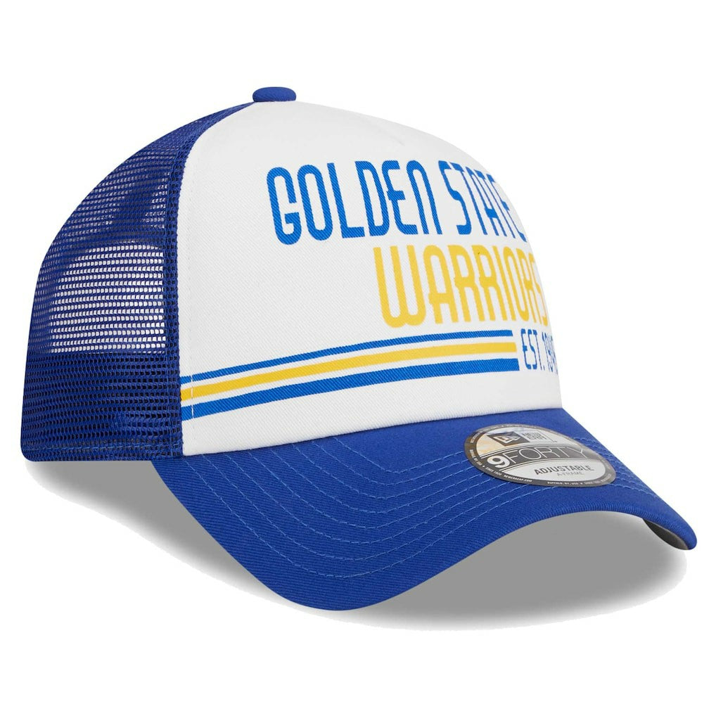 NBA Golden State Warriors Lift Pass Foam Front Trucker 9FORTY Adjustable Hat sale