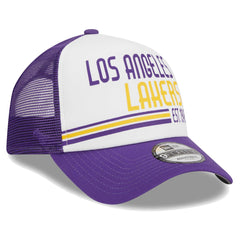 NBA Los Angeles Lakers Lift Pass Foam Front Trucker 9FORTY Adjustable Hat
