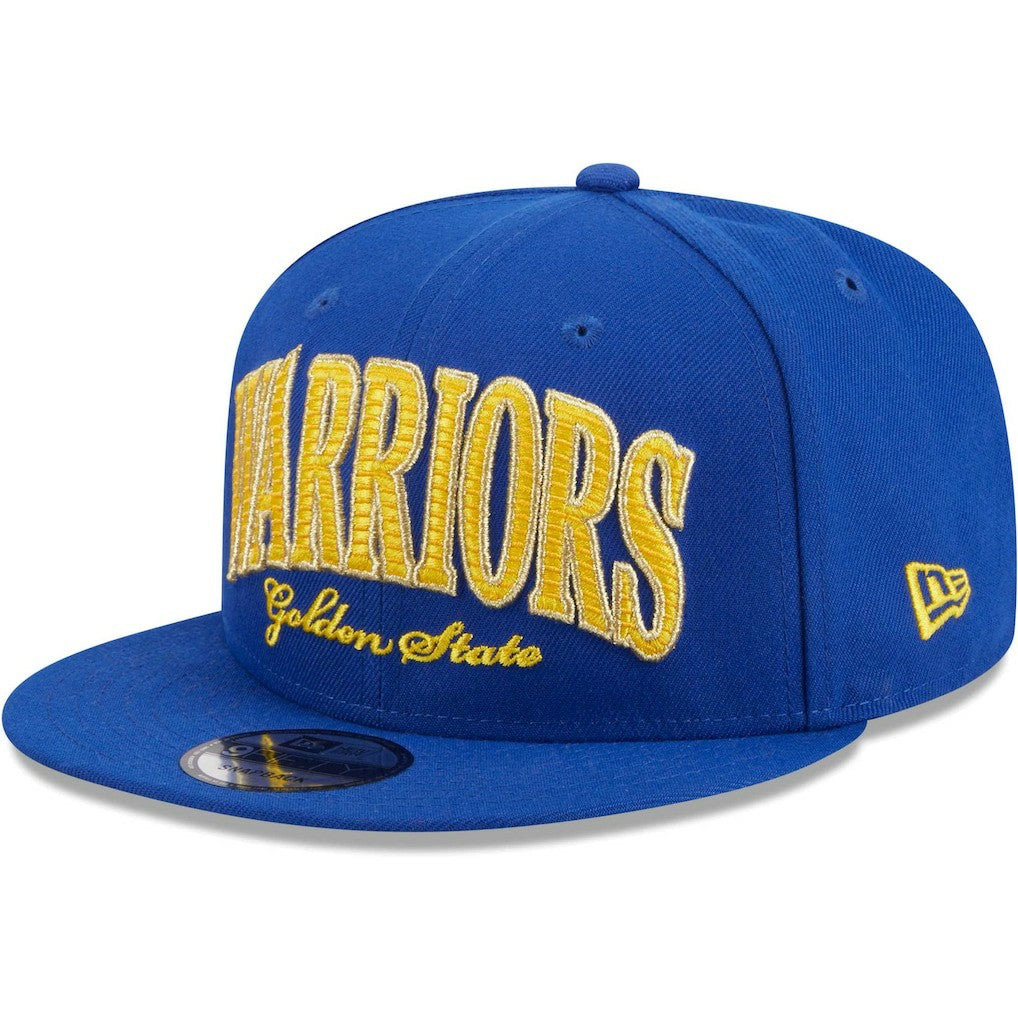 NBA Golden State Warriors Golden Tall Text 9FIFTY Snapback Hat sale