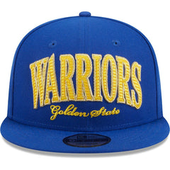 NBA Golden State Warriors Golden Tall Text 9FIFTY Snapback Hat sale