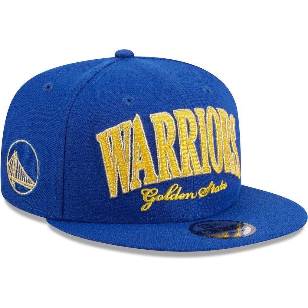 NBA Golden State Warriors Golden Tall Text 9FIFTY Snapback Hat sale