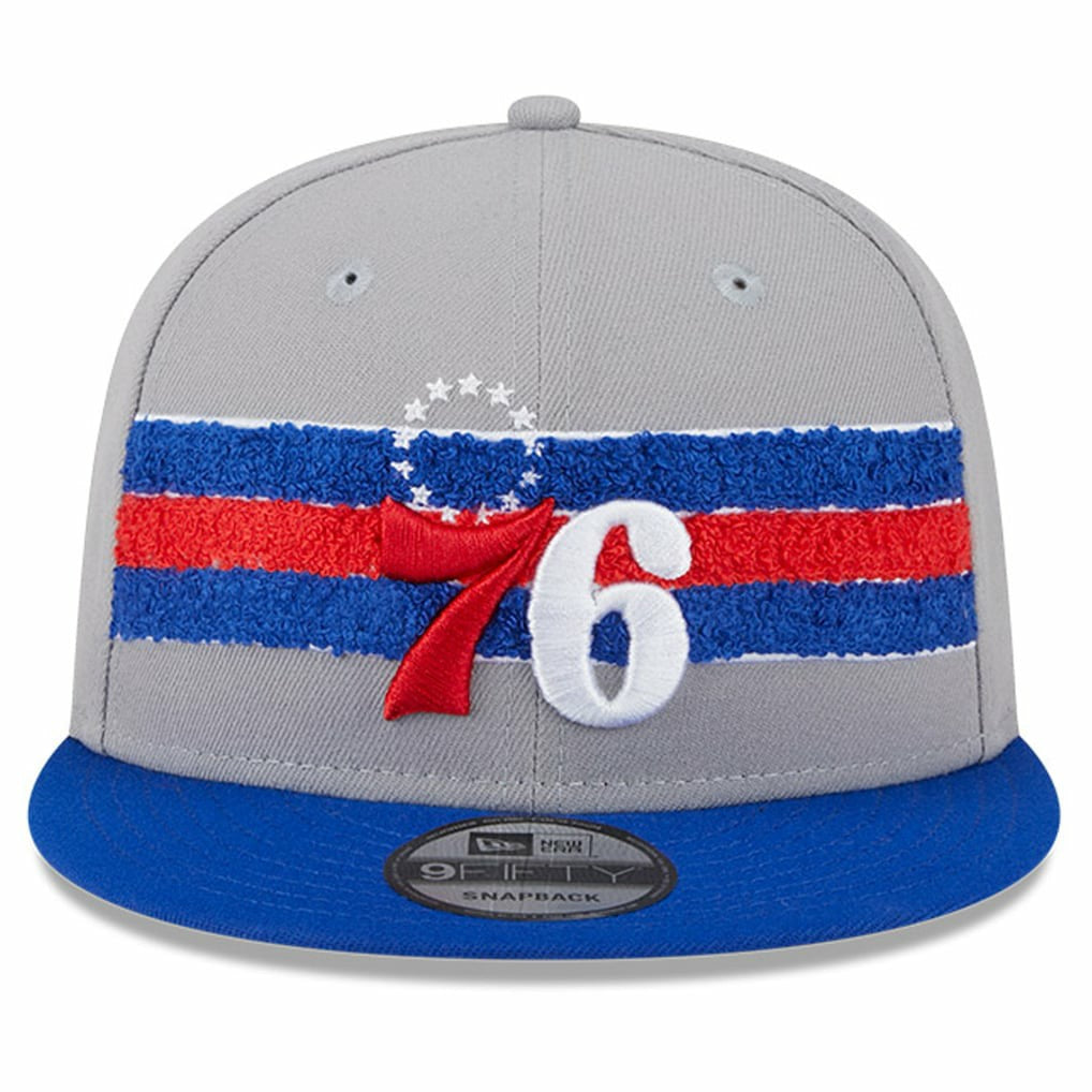 NBA Philadelphia 76ers Chenille Band 9FIFTY Snapback Hat