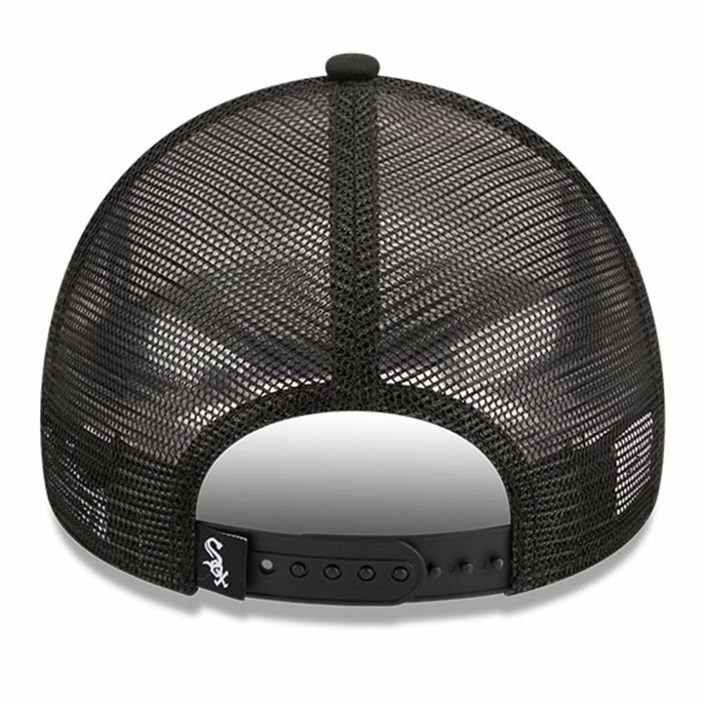 MLB Chicago White Sox New Era Stacked A-Frame Trucker 9FORTY Adjustable Hat