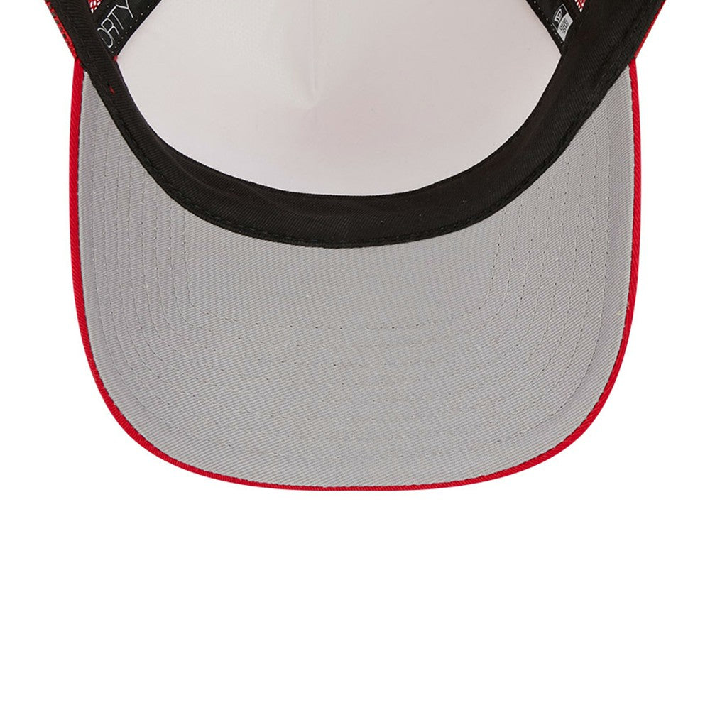 MLB Los Angeles Angels New Era Stacked A-Frame Trucker 9FORTY Adjustable Hat