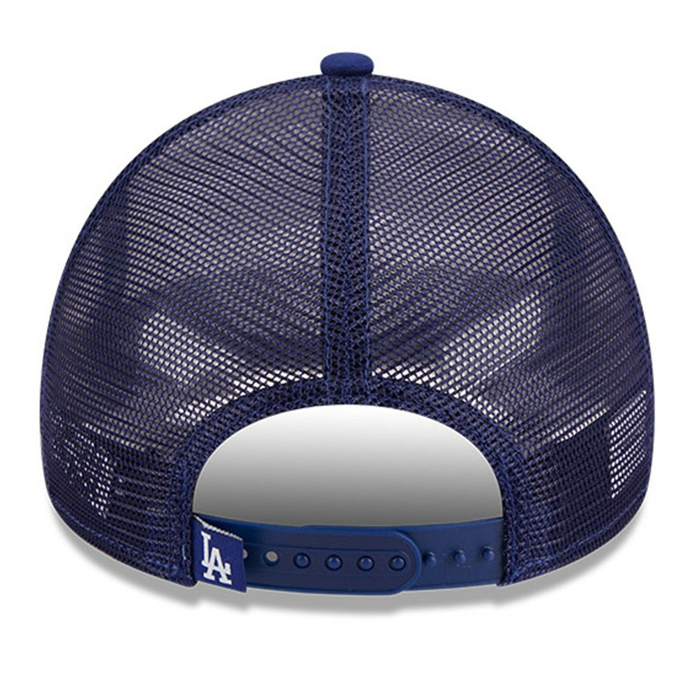 MLB Los Angeles Dodgers New Era Stacked A-Frame Trucker 9FORTY Adjustable Hat