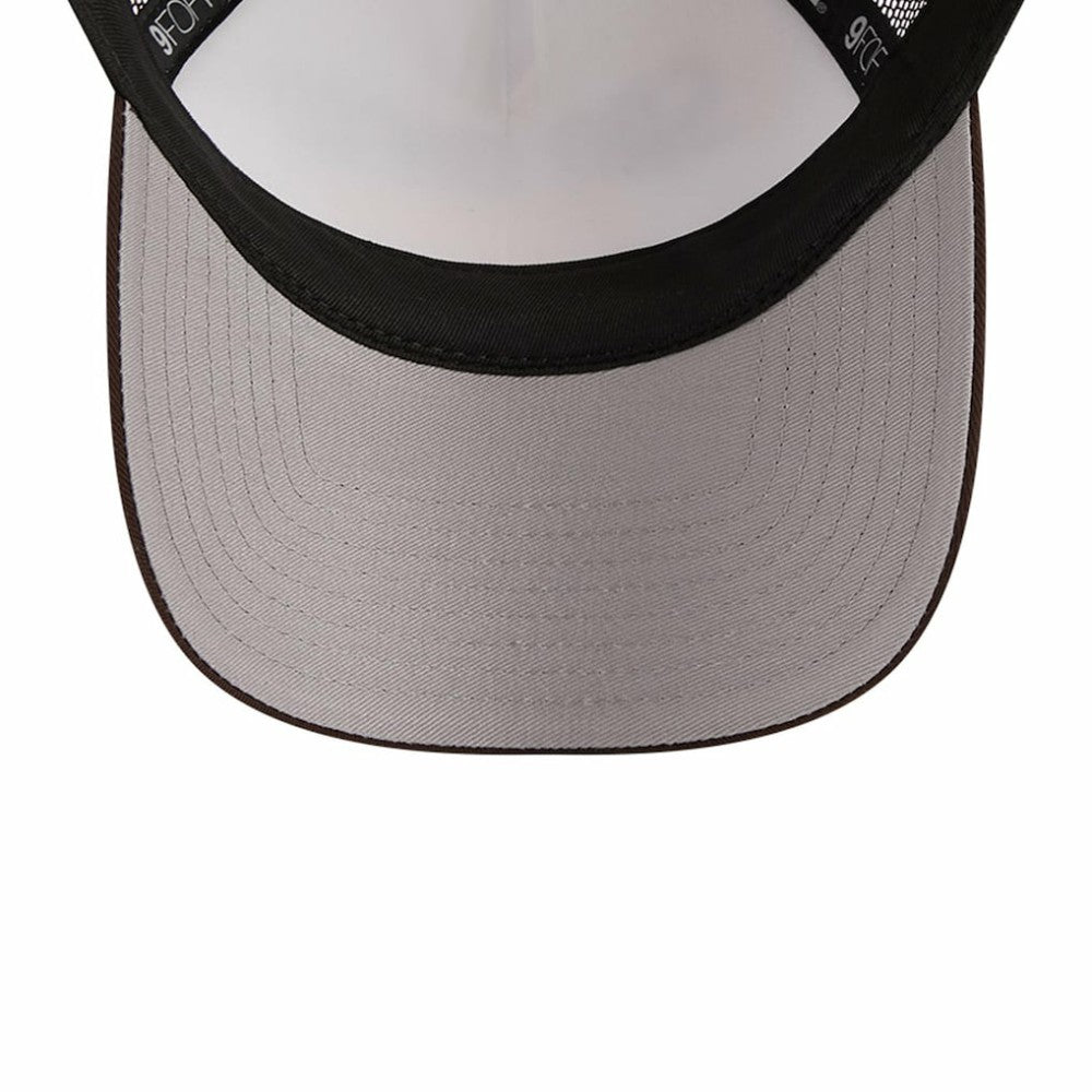 MLB San Diego Padres New Era Stacked A-Frame Trucker 9FORTY Adjustable Hat