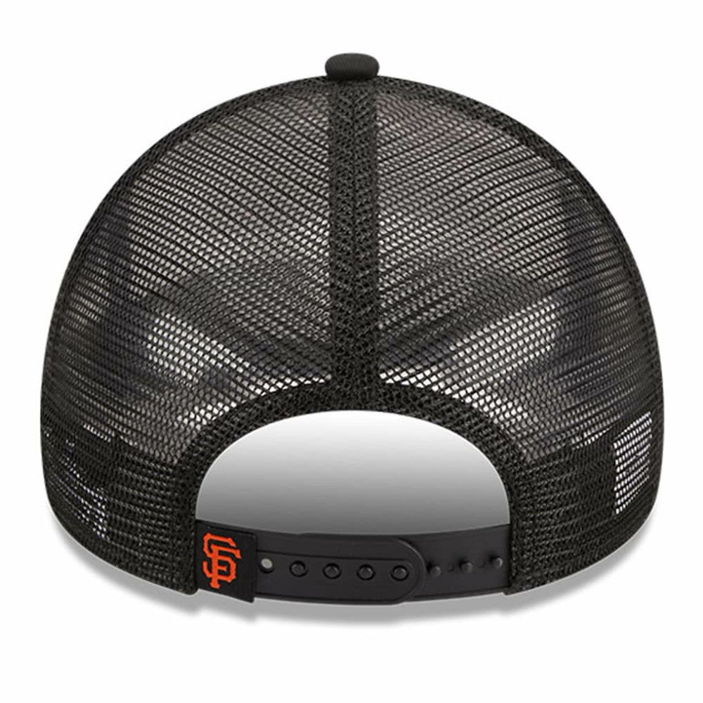 MLB San Francisco Giants New Era Stacked A-Frame Trucker 9FORTY Adjustable Hat