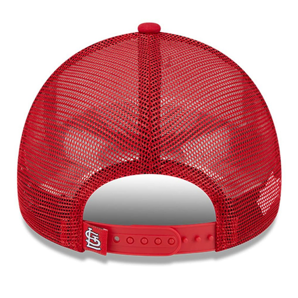 MLB St. Louis Cardinals New Era Stacked A-Frame Trucker 9FORTY Adjustable Hat