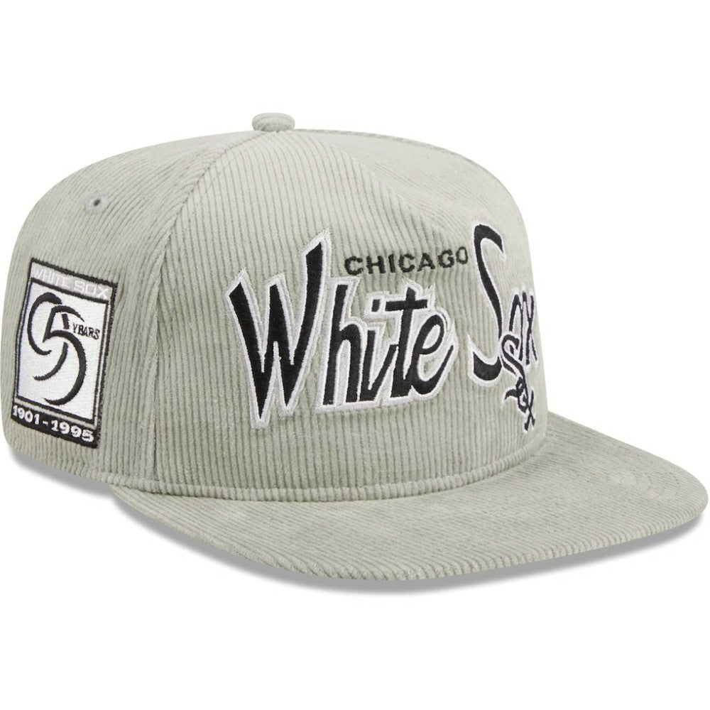 MLB Chicago White Sox New Era Corduroy Golfer Adjustable Hat