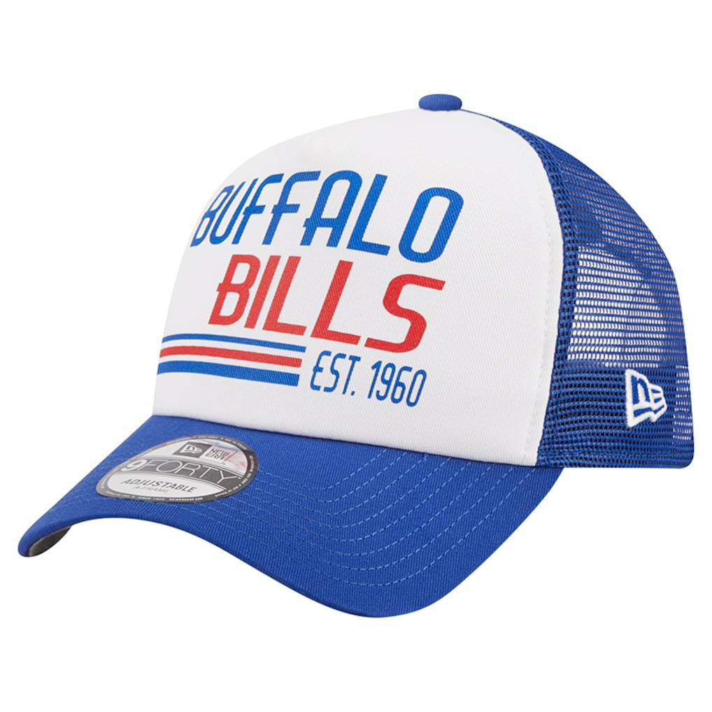 Stacked A-Frame Trucker 9FORTY Adjustable Hat - Buffalo Bills