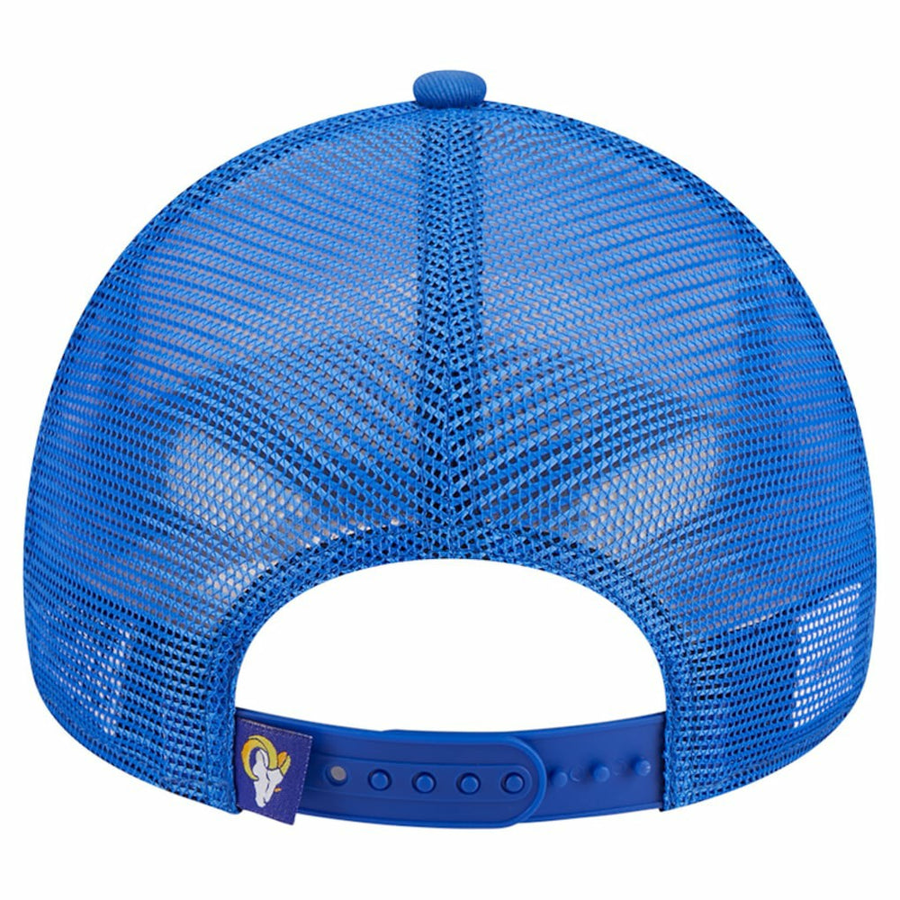Stacked A-Frame Trucker 9FORTY Adjustable Hat - Los Angeles Rams