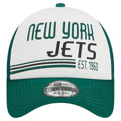 Stacked A-Frame Trucker 9FORTY Adjustable Hat - New York Jets