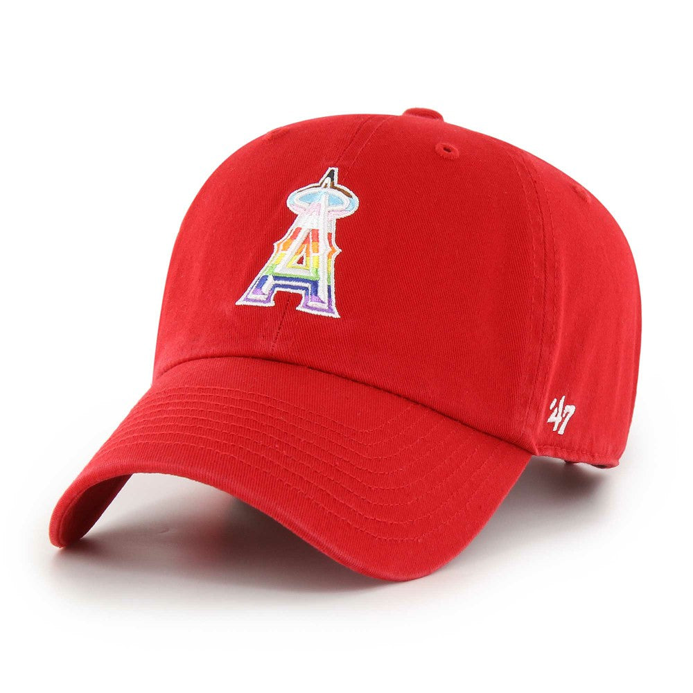 MLB Los Angeles Angels '47 Team Pride Clean Up Adjustable Hat