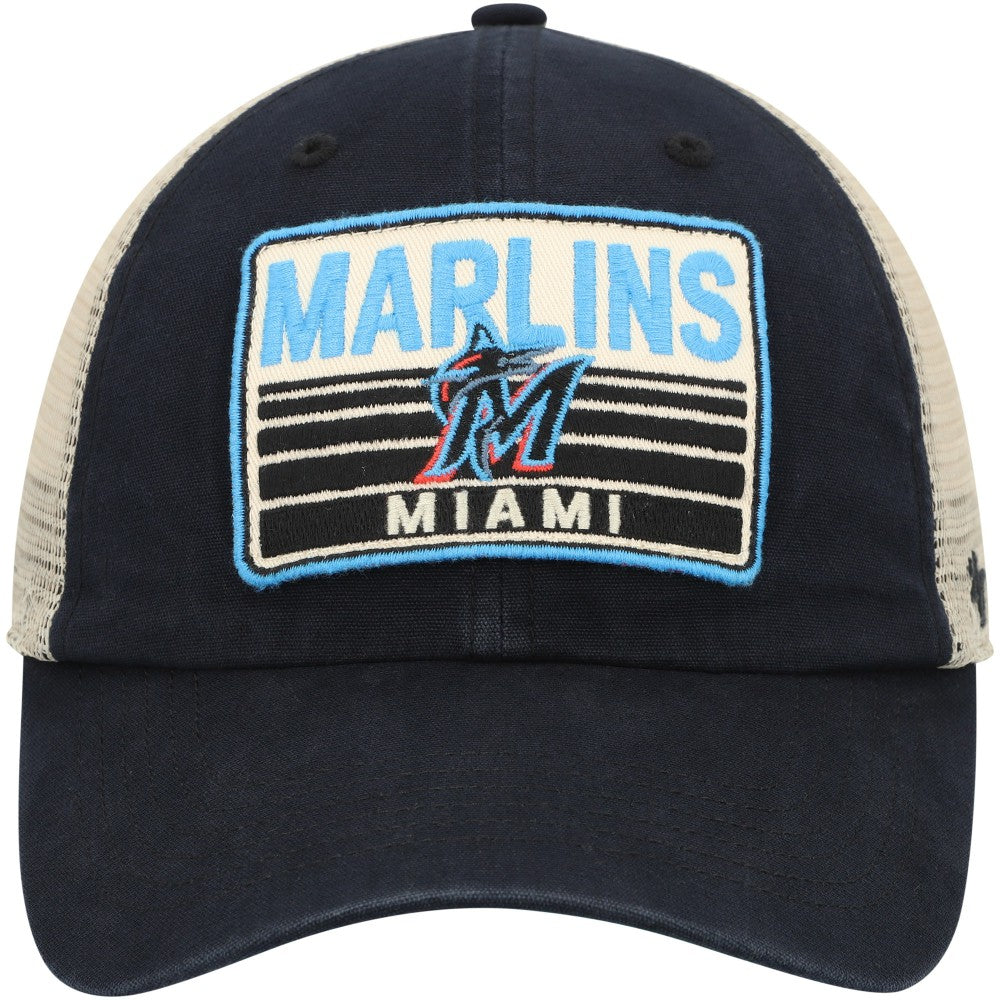 MLB Miami Marlins '47 Four Stroke Clean Up Trucker Snapback Hat