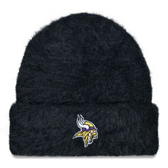 Women's Fuzzy Cuffed Knit Hat - Minnesota Vikings